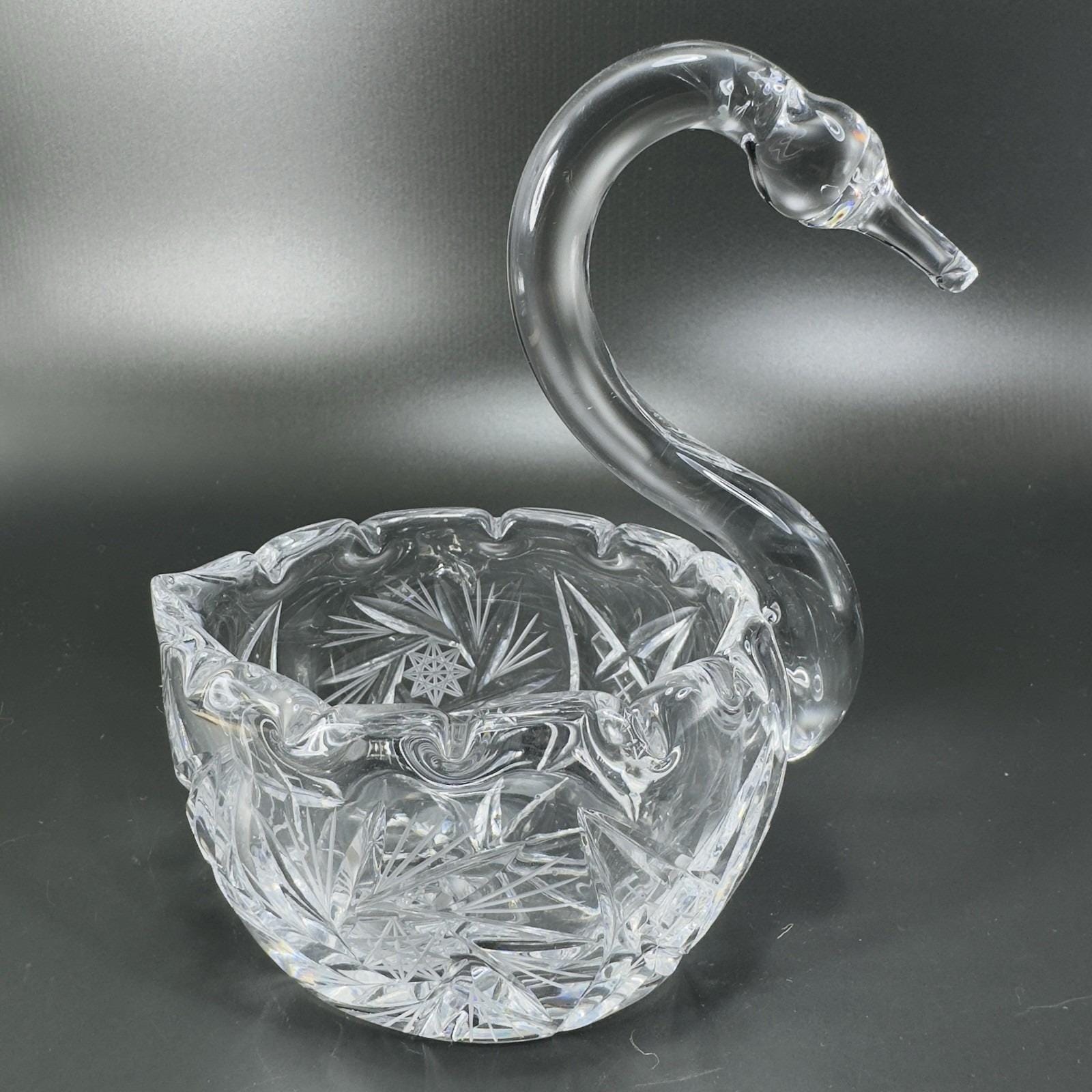 Bohemia Crystal Swan - Etsy