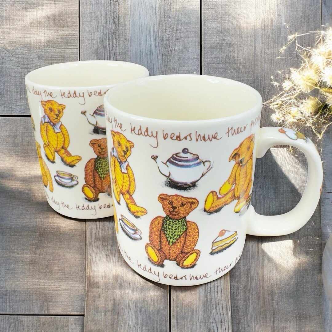 Cardew Mug Paul Cardew Classic Range Porcelain Ted Tea Teddy Bear Picnic Coffee ...