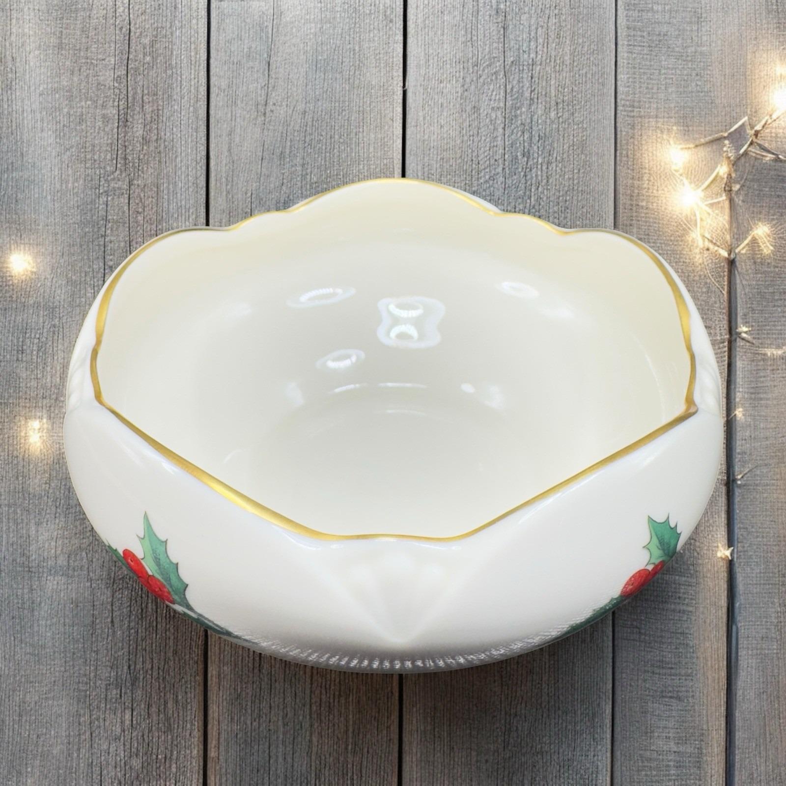 Pickard China Christmas Holly Berry Made in USA Fine Porcelain