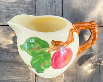 Vintage Franciscan Apple Creamer Pitcher Made in California Ceramic Old Mark VTG