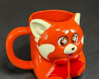 Disney Turning Red Panda Mei Lee 3D Sculpted Stoneware Mug 31oz Large Mug Cup