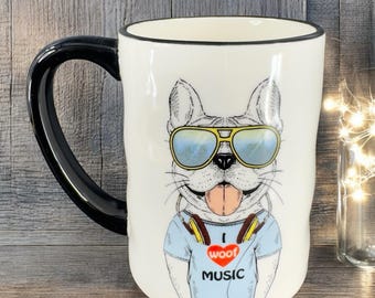 Signature Housewares Inc Hipster Animal Coffee Mug Cup Ceramic