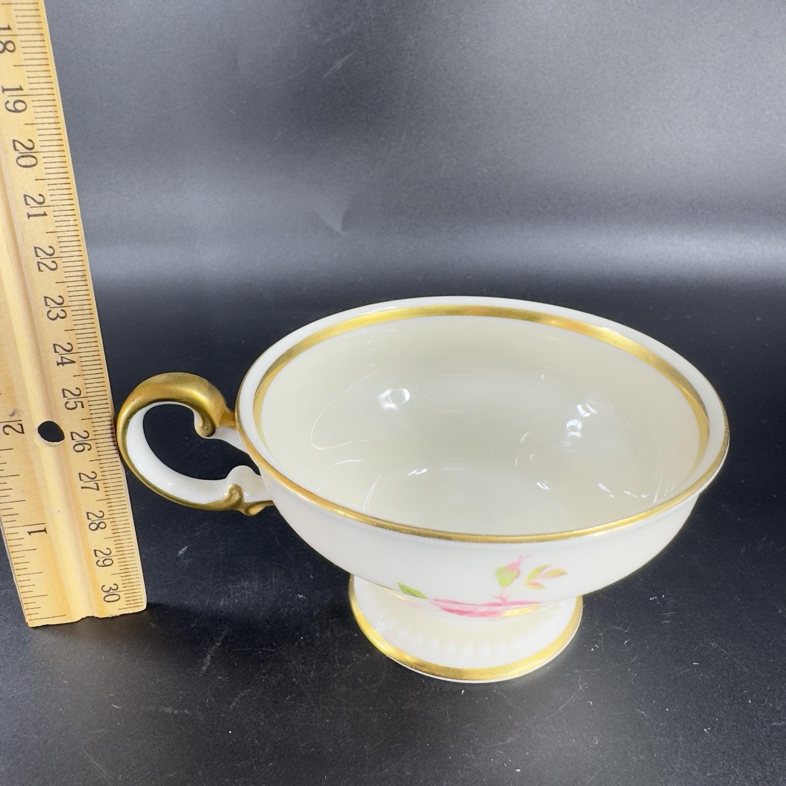 Vintage Castleton China Dolly Madison USA Ivory Pink Rose Teacup and ...