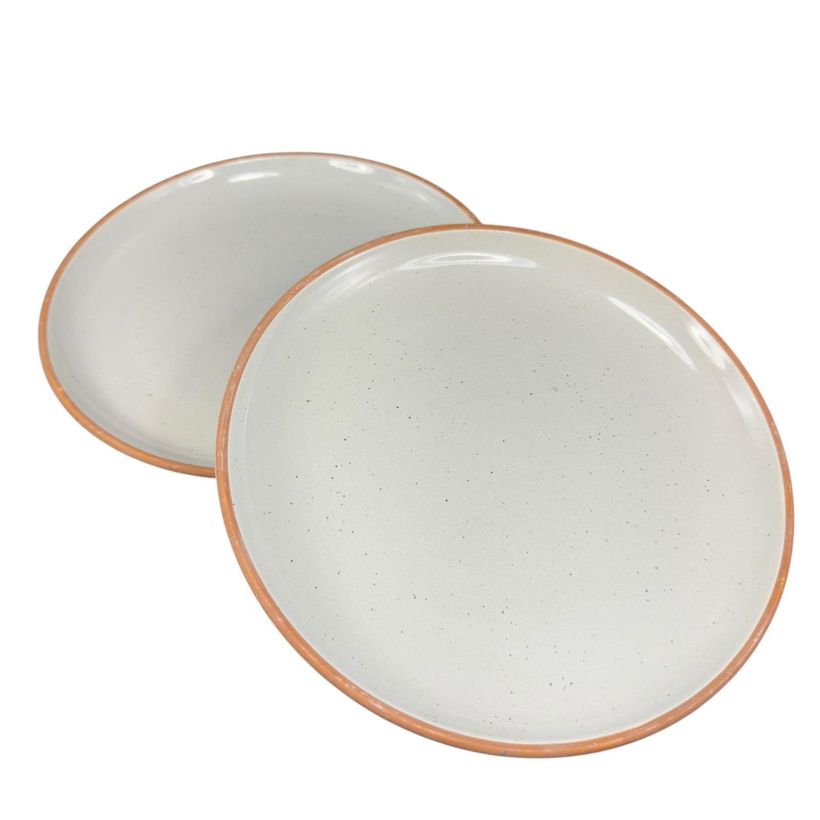 Mora Ceramics Hit Pause Claymens Ceramic Dish Plate Set 2 Plates