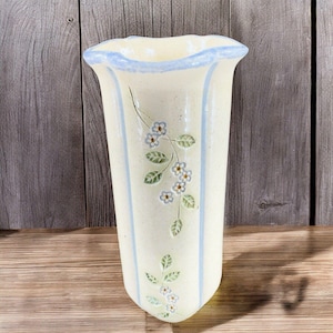 MPM Mountain Meadows Pottery Stoneware Vase Vessel Vermont Signed 1970s Vintage