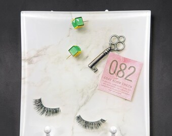 Kate Spade New York Snap Happy Eyelashes Key Square Trinket Dish Lenox NEW
