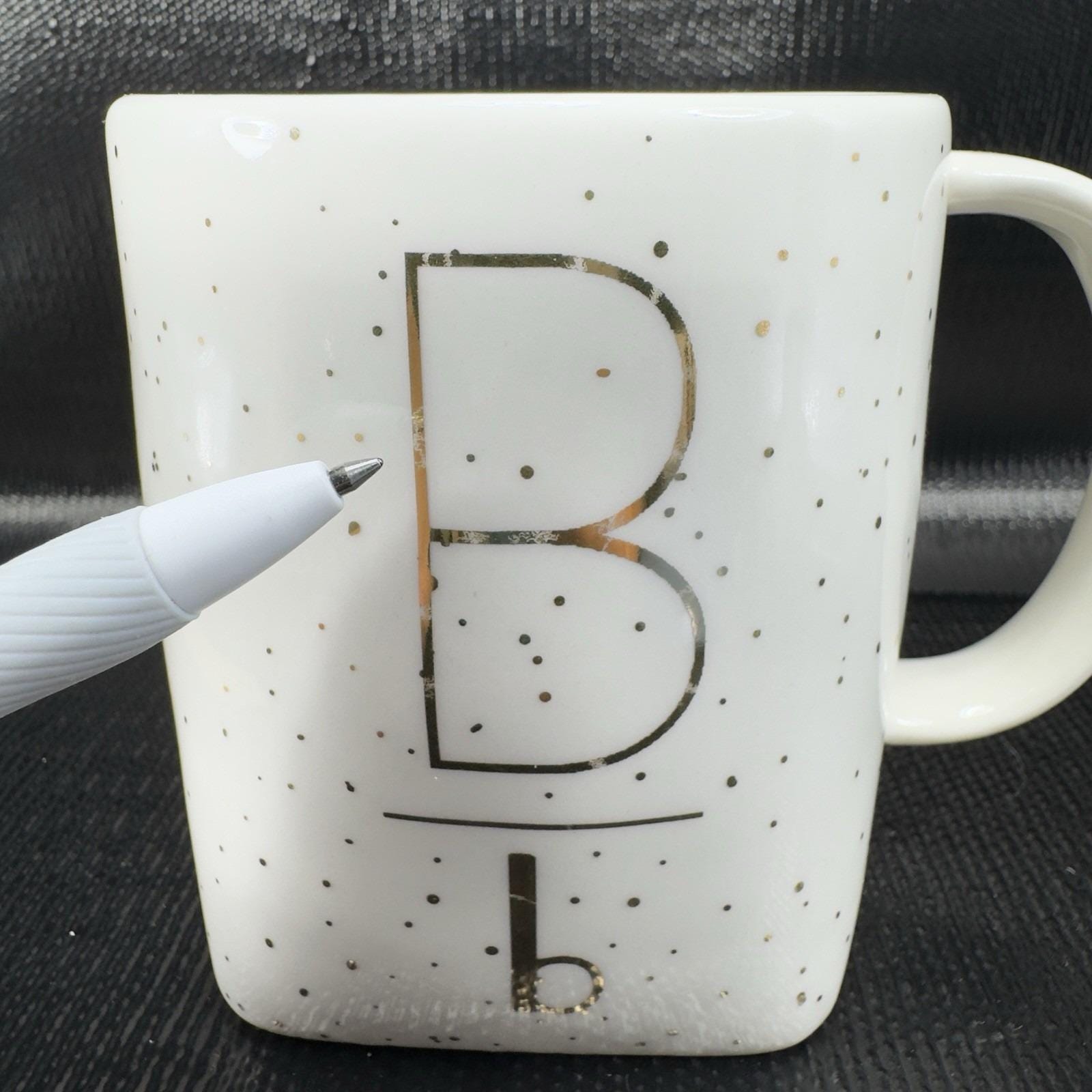 Anthropologie Monogram Cap (B) Anthropologie Bistro Tile Mug - Etsy main image 2