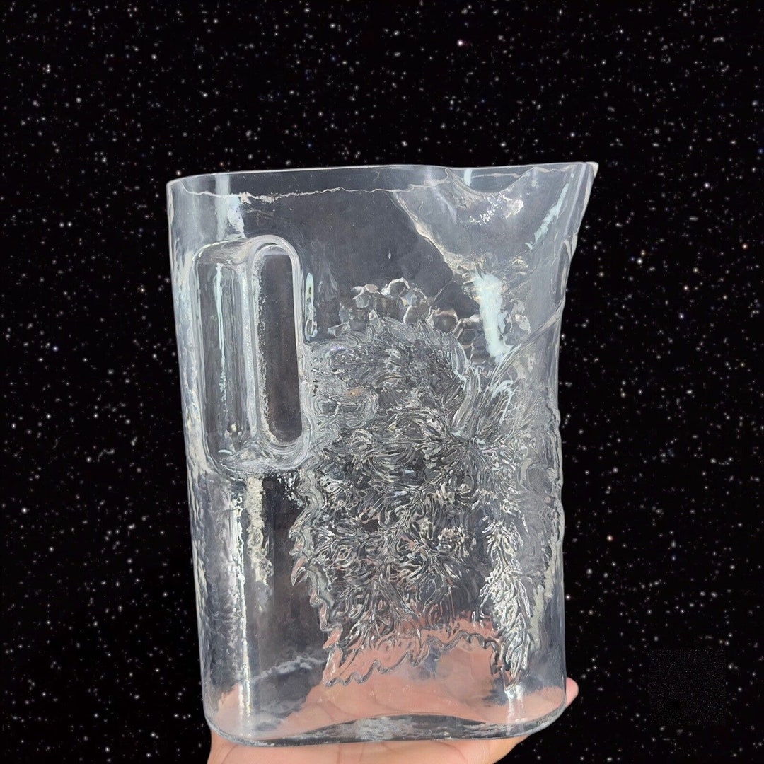 Joe R. Pyle Glassware Vtg 1960s Mid-century Modern C.J. RIEDEL Geometric Crystal Glass ...