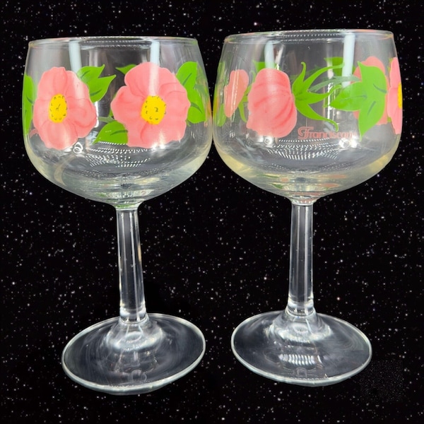 Desert Rose Drinking Glasses Etsy