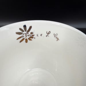 Lilly Pulitzer Blue Floral Ceramic Coffee Mug Cup Oversized Gold Accent Tea Cup image 4