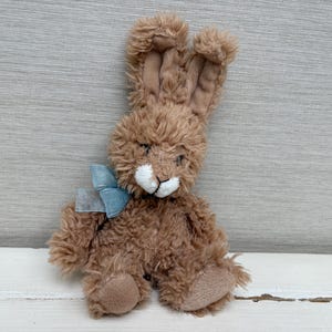 Burr Rabbit Russ Berrie  Soft Toy Plush 10 ”