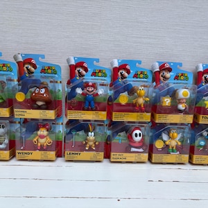 Super Mario Nintendo Plastic Action Figures Jakks -  Various Characters Sold Separately
