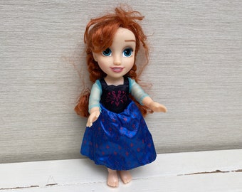 Disney Frozen Muñeca De Plástico Pelo Rojo 13"