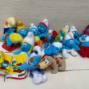 The Smurfs Vintage Mc Donalds Soft Toys 2000s to Date - Various Characters Sold Individually