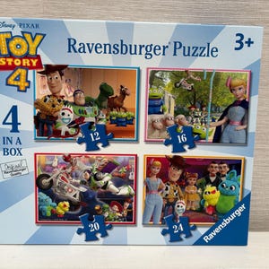 Toy Story 4 Ravensburger kinderpuzzel 4 in een doos 3+ NIEUW