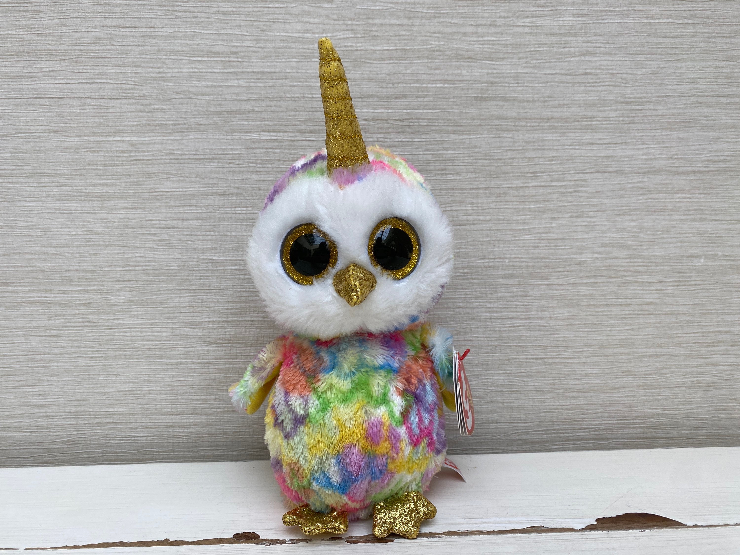 TySilk Beanie Boos 6 inch The Owl Owlette Stuffed Plush Animals