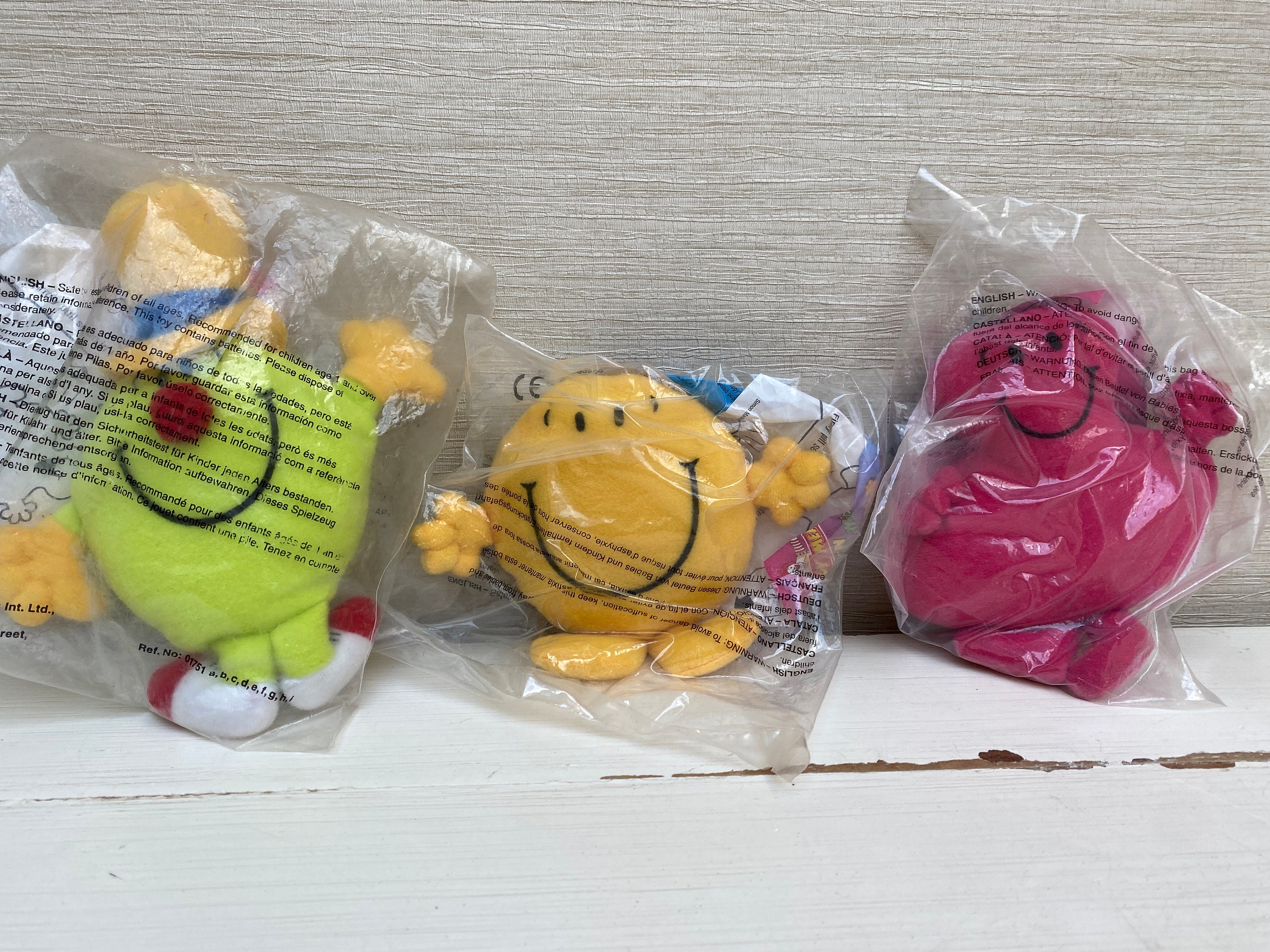 Mr Men / Little Miss Vintage Mc Donalds Soft Toys Various - Etsy