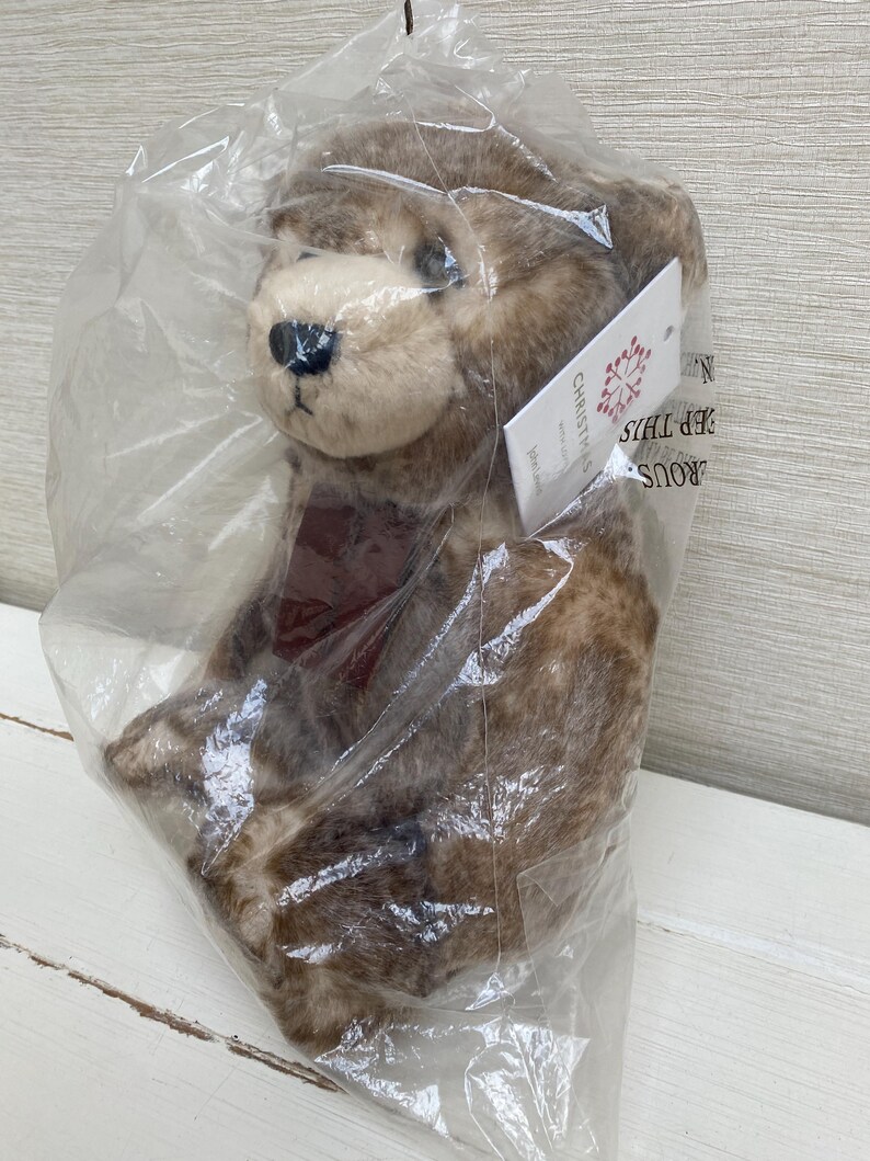 John Lewis Luxury Faux Fur Teddy Bear Soft Toy Plush Christmas With