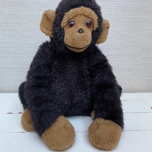 Vintage Vera Small Designs Soft Toy Monkey - Made in London - Rare 13 Inches