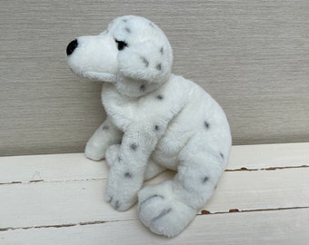 BEAR Necessities peluche bonnet grande peluche ours/chien dalmatien noir et blanc 14 pouces