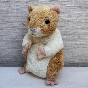 Vintage TY "Pellet" the Hamster (2000) Beanie Baby Plush Soft Toy - 5.5 inches