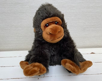 Grande peluche gorille en peluche câlin, primate singe 14 po