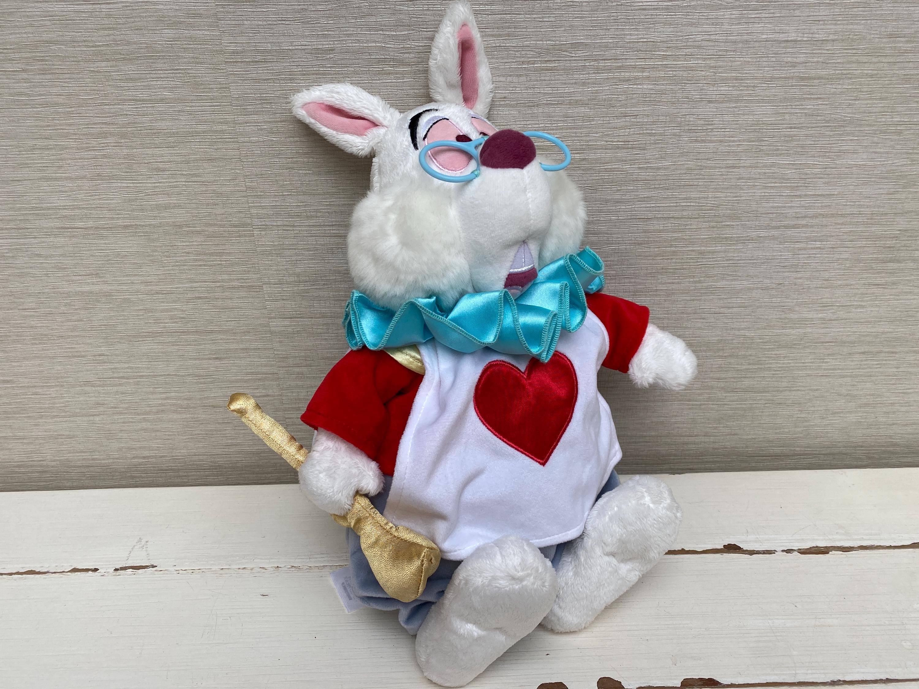 Disney Store Lapin blanc Alice au pays des merveilles en peluche