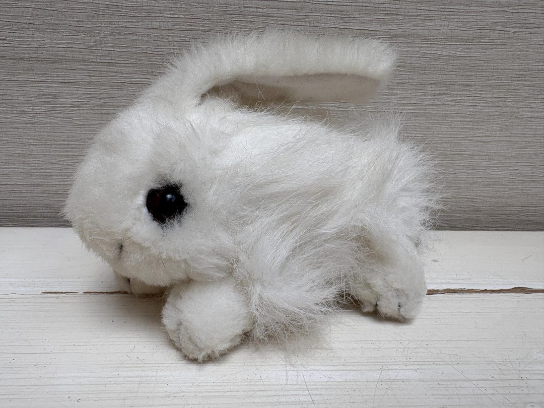 White Bunny Rabbit Soft Toy Plush 6