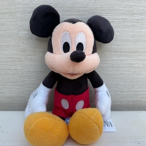 Disney Mickey Mouse Plush Soft Toy Beanie 8.5 &quot; no Tag