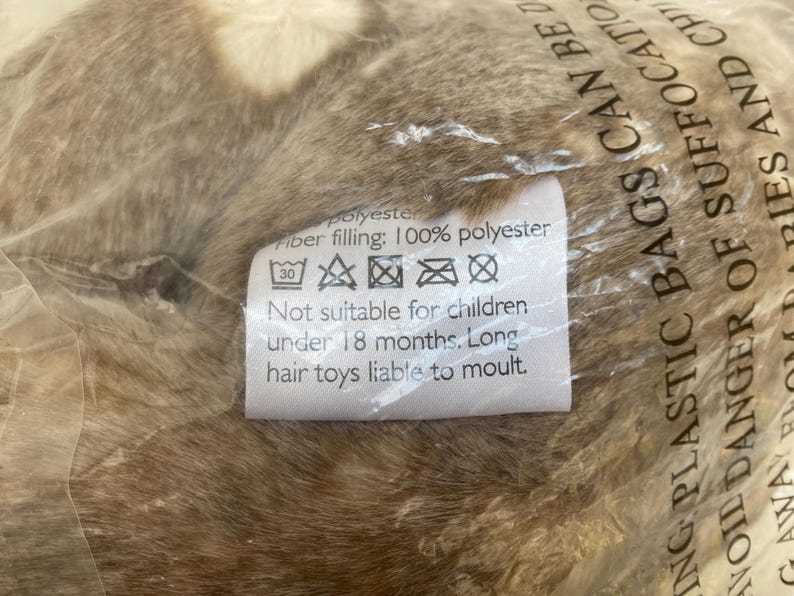 John Lewis Luxury Faux Fur Teddy Bear Soft Toy Plush Christmas With