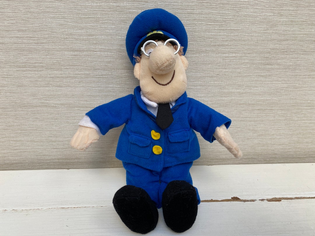 Postman Pat With Glasses 2007 Soft Toy Plush 12 