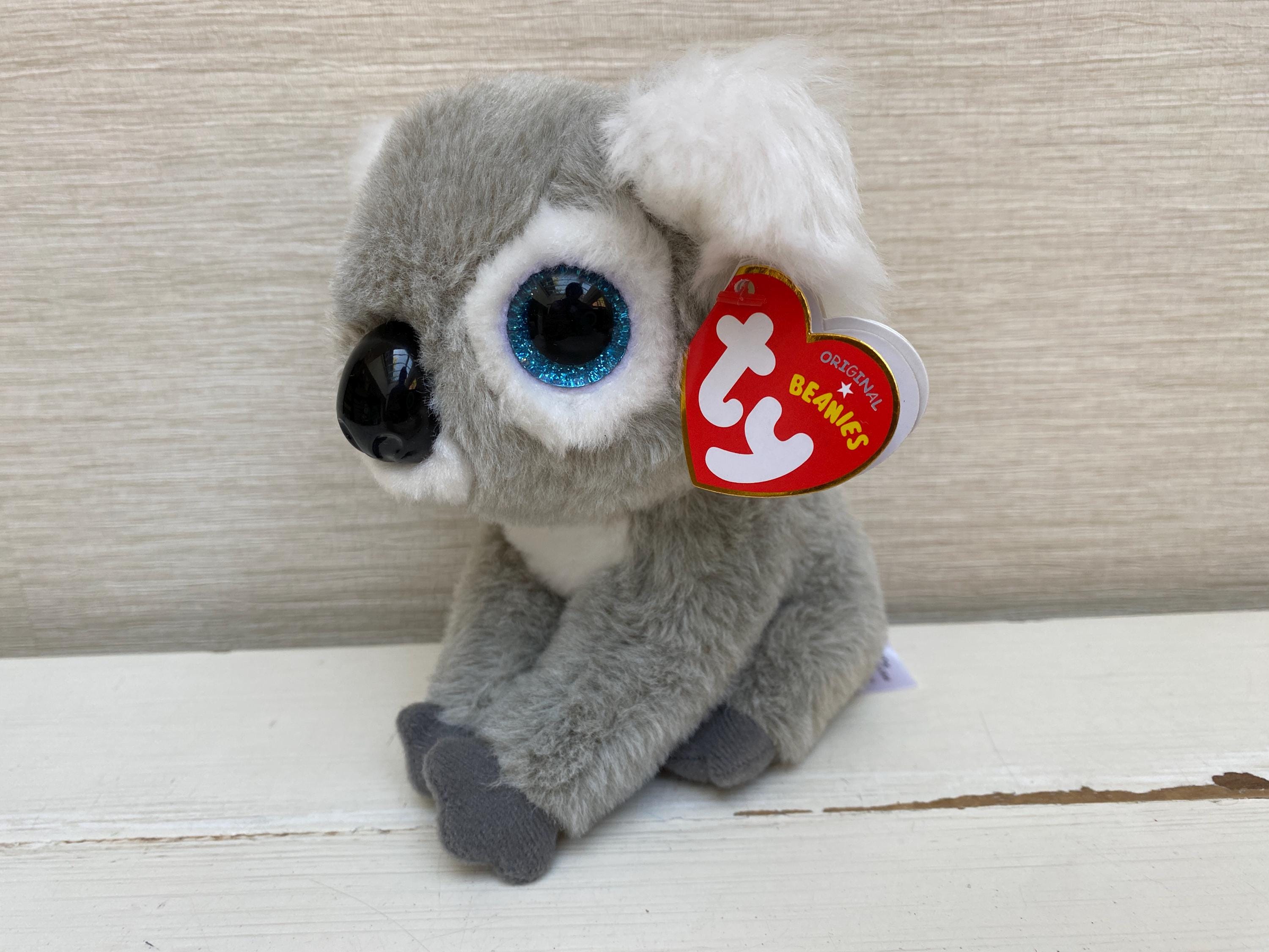 Peluche de oso koala Kookoo TY Velve de pulgadas con etiqueta