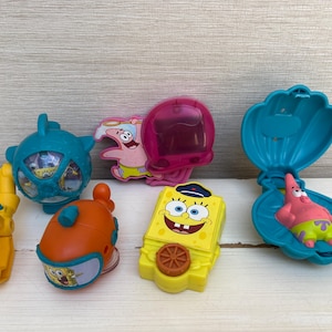 McDonalds Happy Meal 2007 & 2012 - Spongebob Squarepants Toys Action Figures - Various Characters Sold Individually