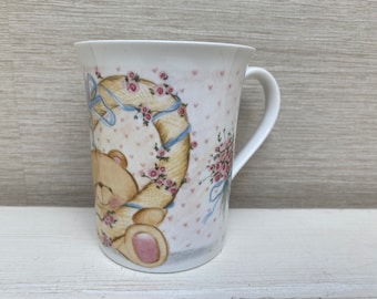 Mug vintage Andrew Brownsword Forever Friends en porcelaine