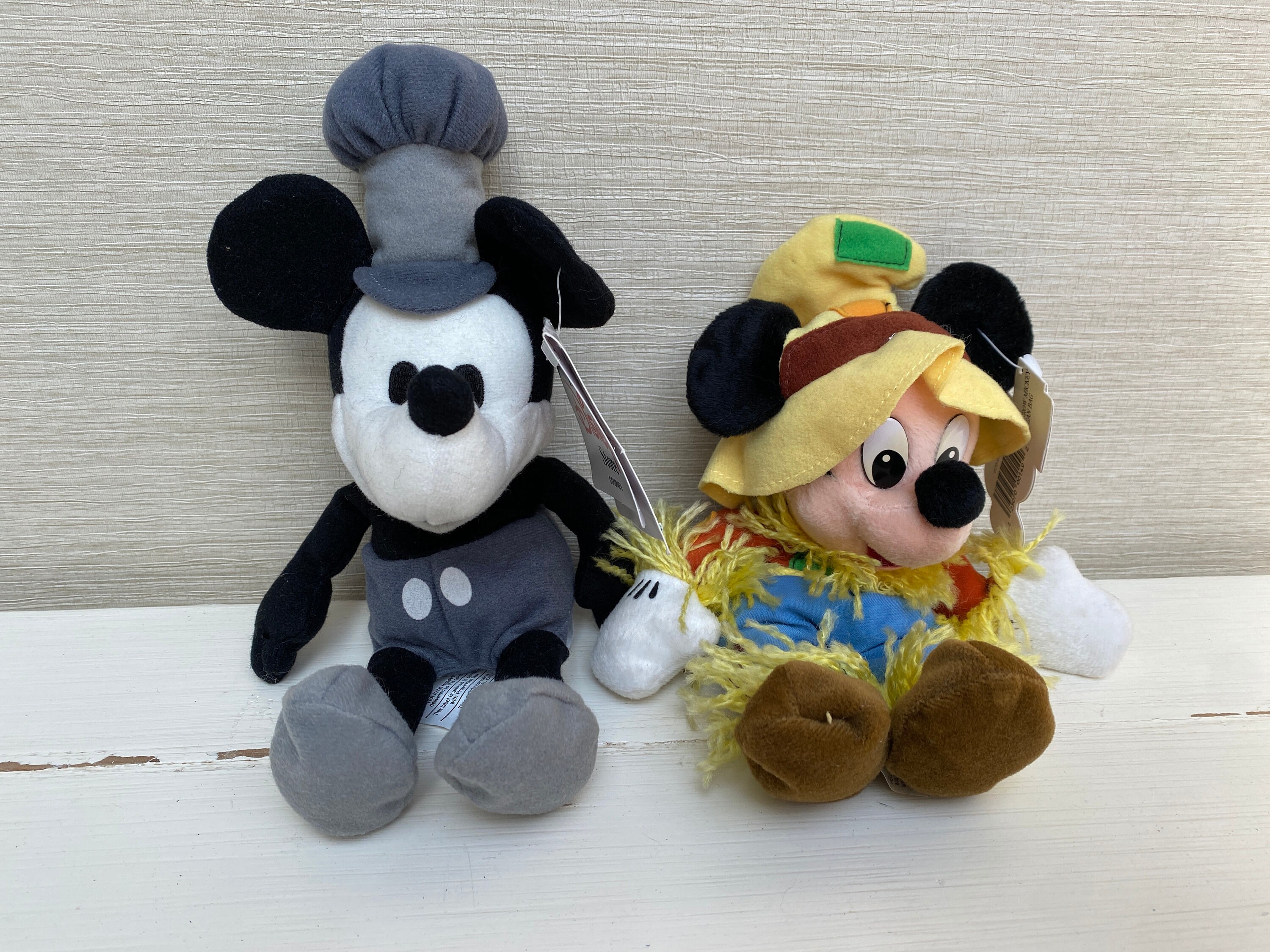 Disney Mickey and Minnie Mouse Vintage Soft Toys / Beanies Disney Mickey and Minnie Mouse Vintage Soft Toys / Beanies