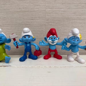 The Smurfs 2 The Movie Vintage Mc Donalds Plastic Toys 2013 - Various Characters Sold Individually