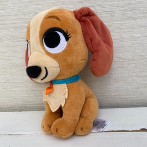 Lady and the Tramp Dog Disney Plush Soft Toy 8&quot;
