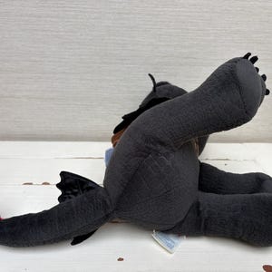 Toothless How to Train Your Dragon Build A Bear Black Plush Teddy 2014