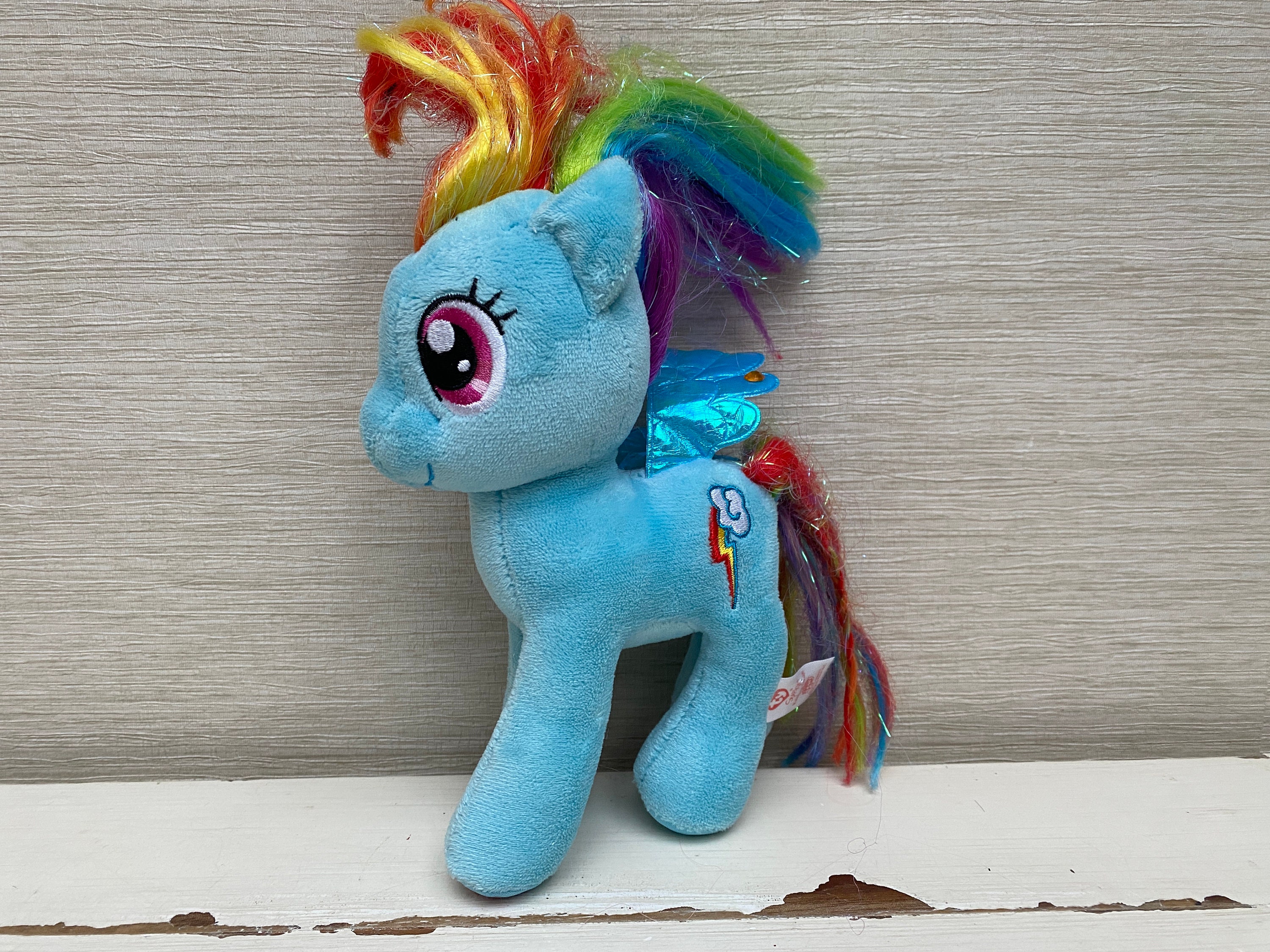 My Little Pony TY Sparkle Rainbow Dash 7 Plush Soft Toy Etsy Ireland