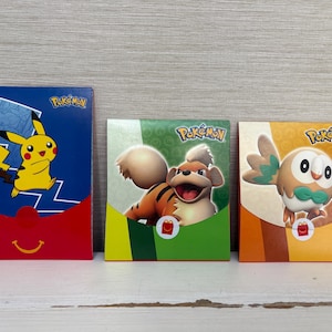Pokemon Mcdonalds 2021/2022 Pokemon Cards Sealed Happy Meal-promotiespeelgoed - verschillende pakketten afzonderlijk verkrijgbaar