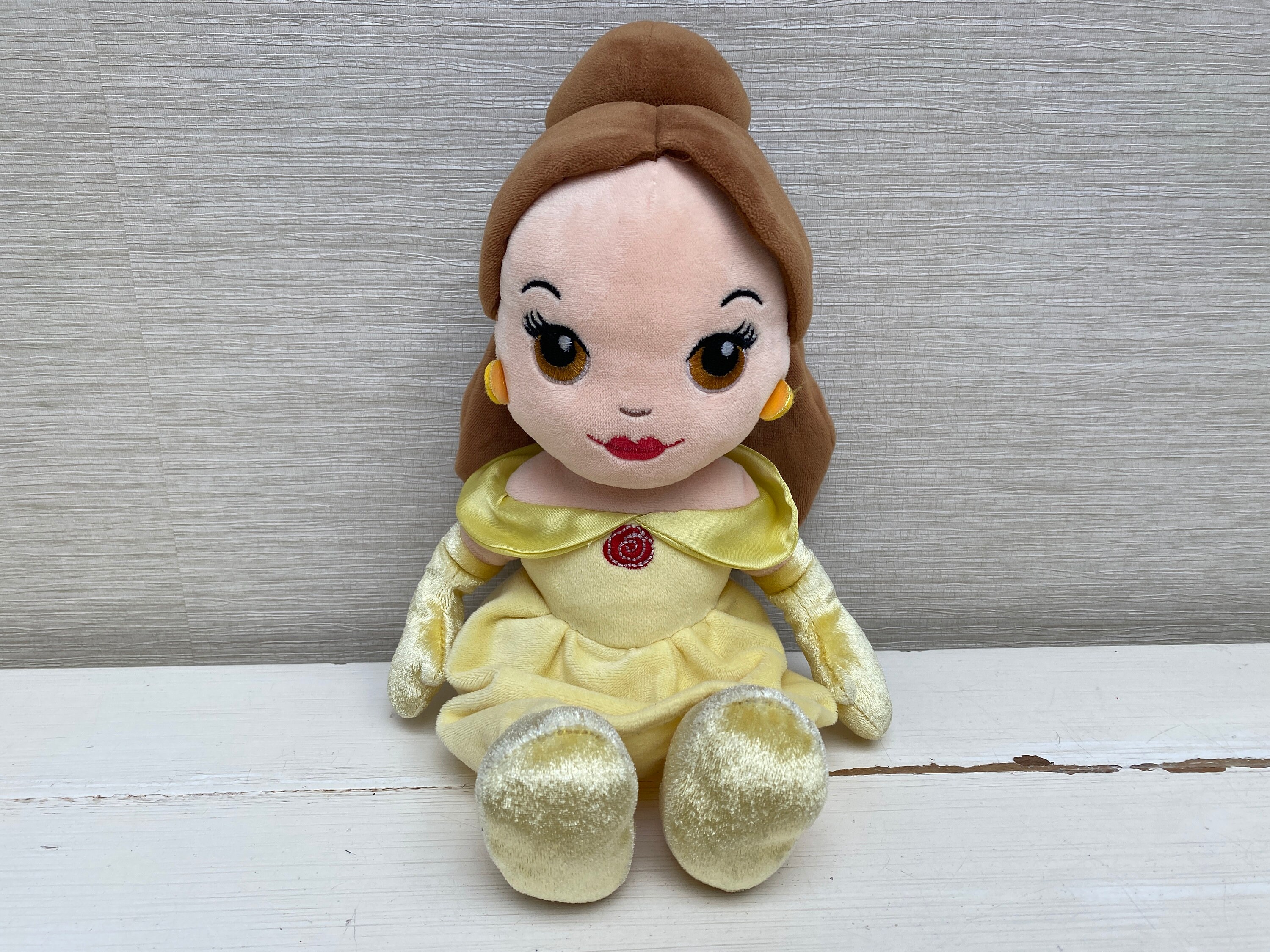 Disney Belle Princess Beauty the Beast Soft Toy Doll Posh Paws Approx 12 Etsy