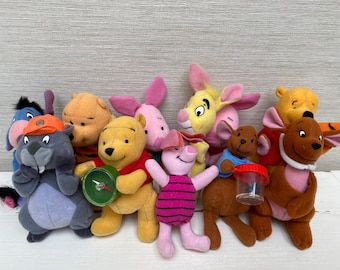 Winnie The Pooh and Friends Vintage Mc Donalds Soft Toys 1998 - 2005 - Various Characters Sold Separately