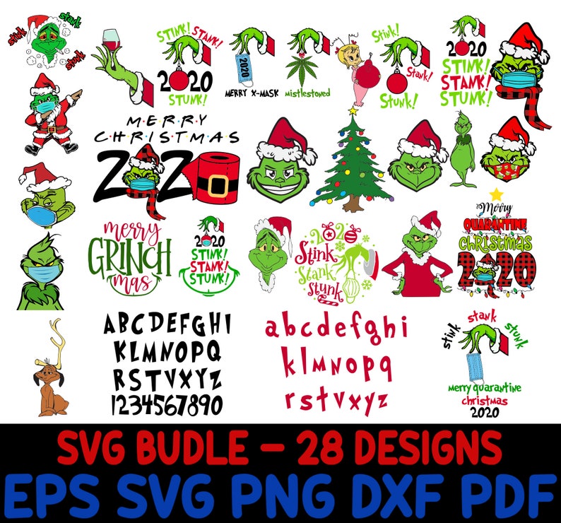 Download Grinch Bundle Svg Grinch Svg Christmas Quarantine 2020 SVG ...