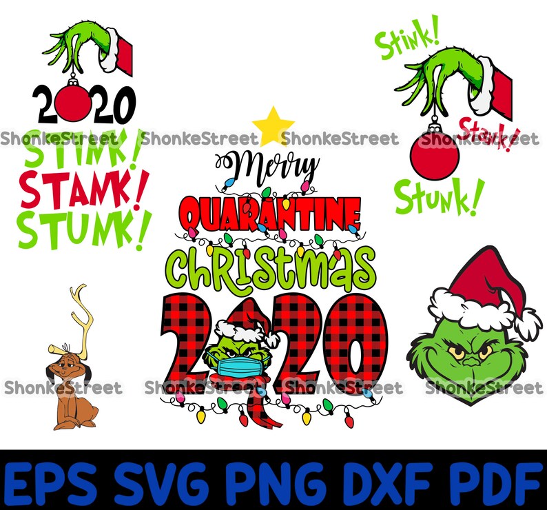 Download Grinch Bundle Svg Grinch Svg Christmas Quarantine 2020 SVG ...