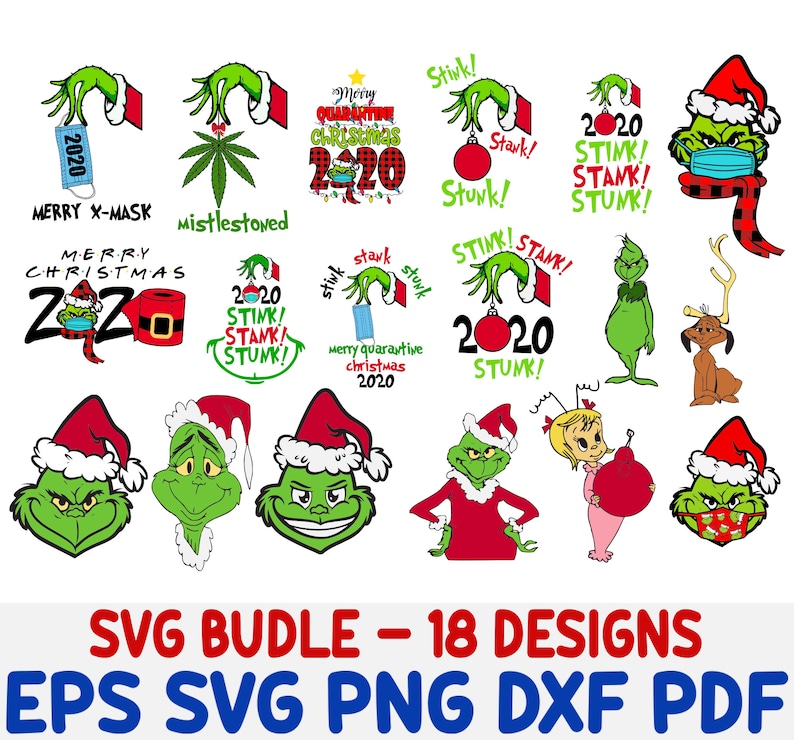 Download Grinch Bundle Svg Grinch Svg Christmas Quarantine 2020 SVG ...