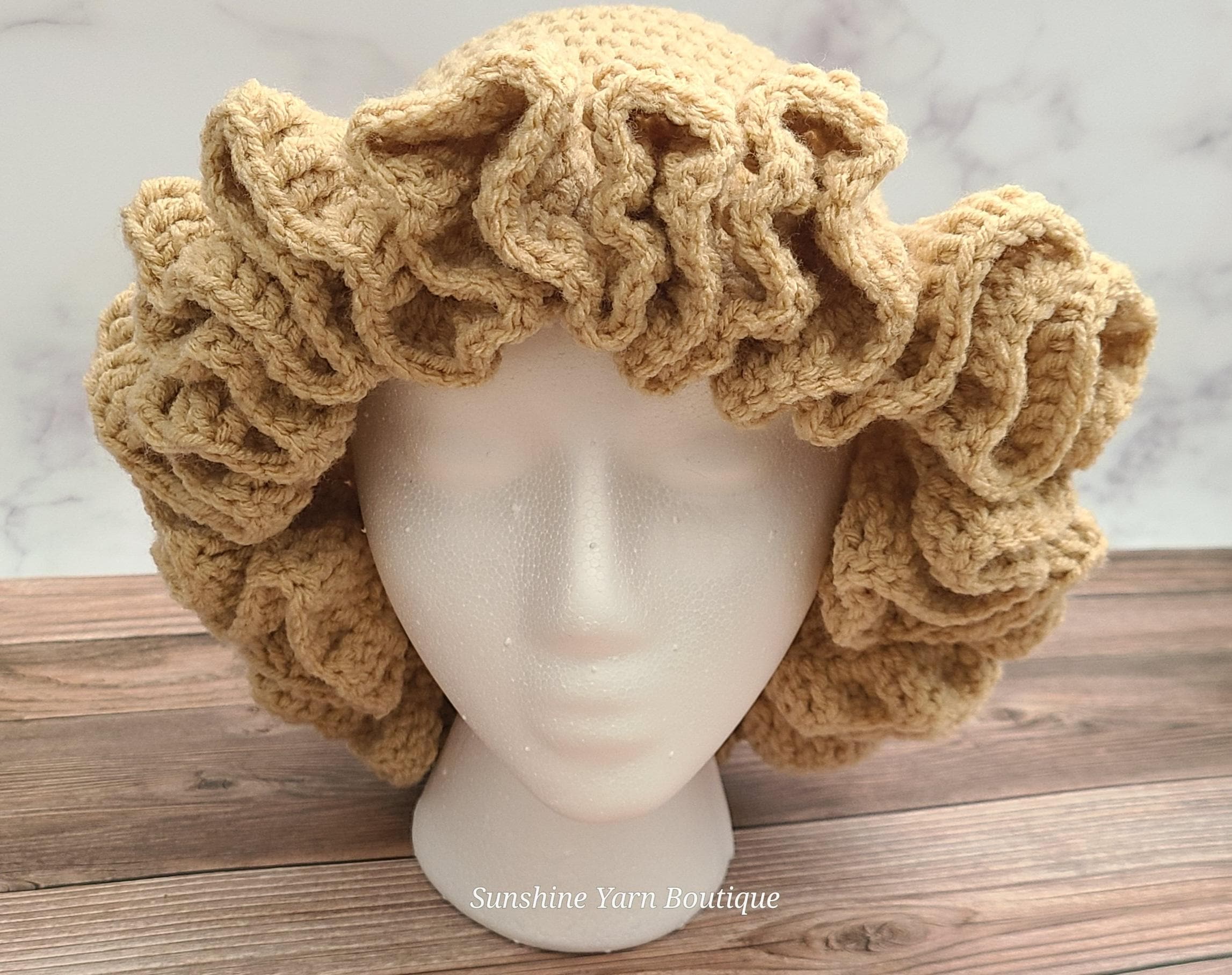 16 Ruffle Bucket Hat Crochet Patterns for Summer, Cottagecore, and Everyday Wear 13 Boho Vibe Ruffle Bucket Hat