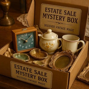 Vintage Curated Estate Sale Mystery Box