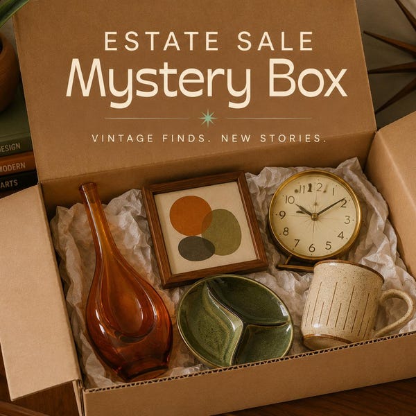 Vintage Curated Estate Sale Mystery Box