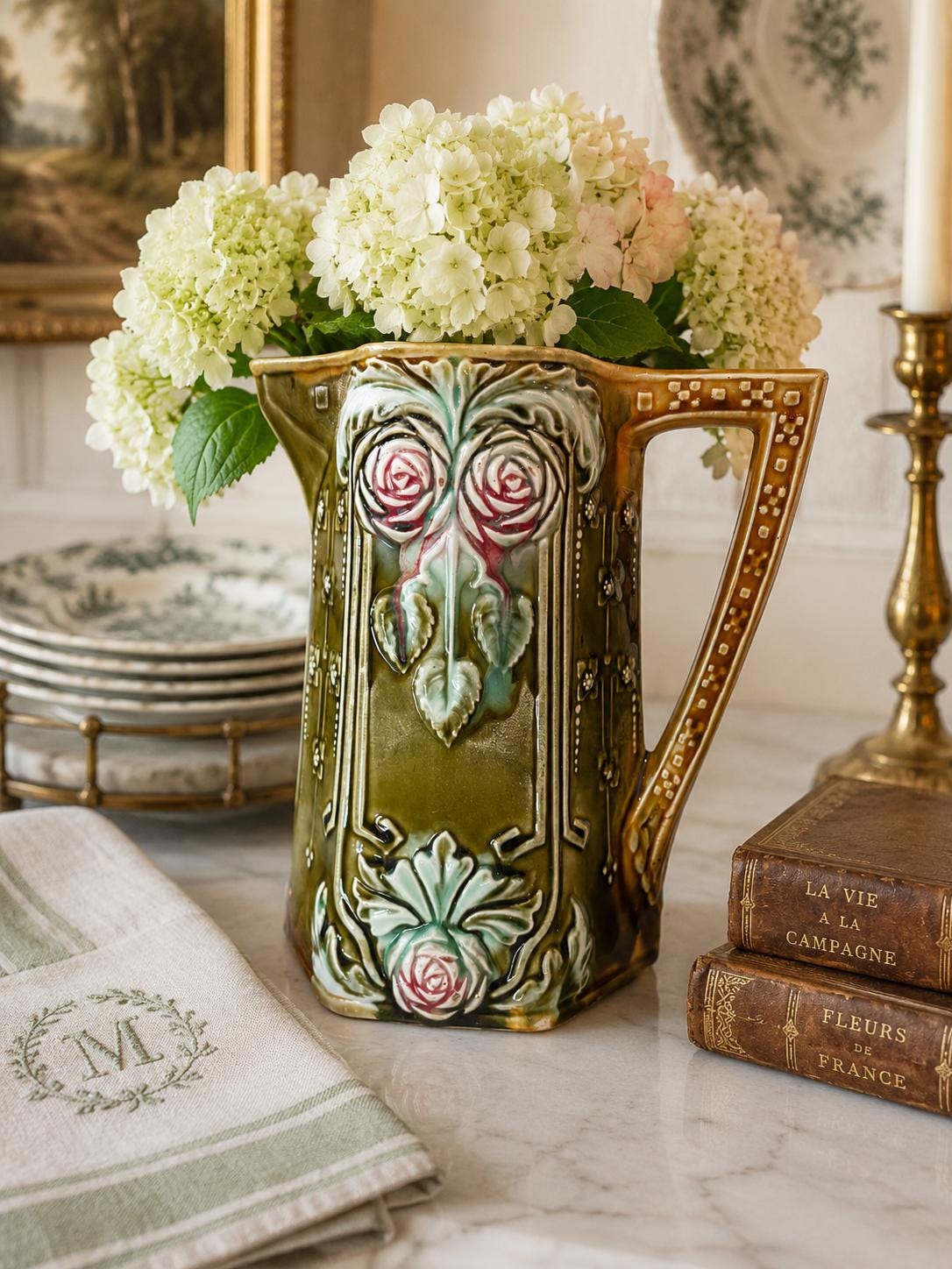 Vintage Majolica Vase - Etsy - Page 3