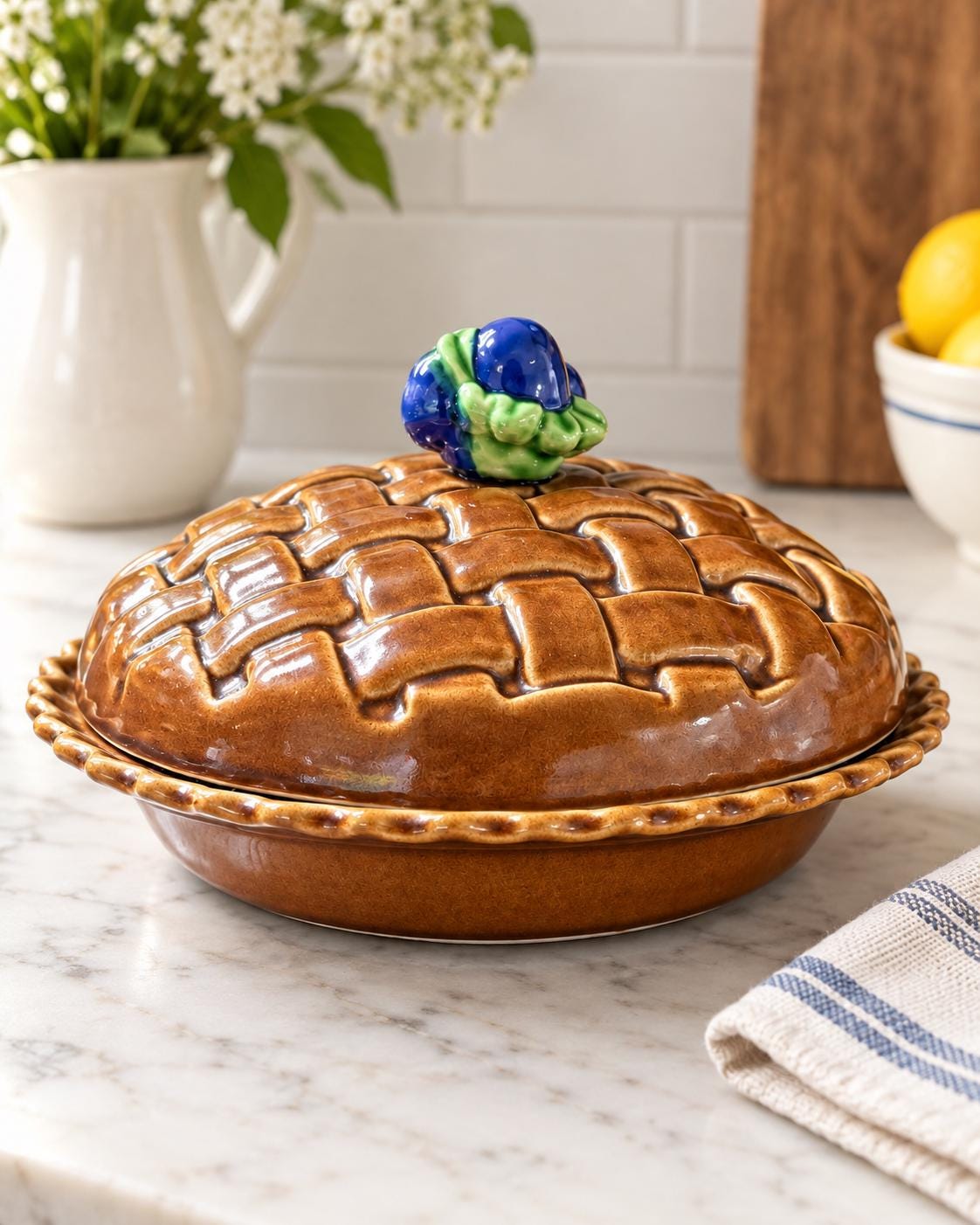 Ceramic Pie Keeper - Etsy